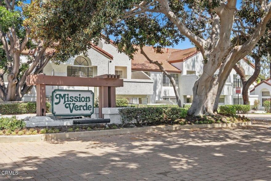 Welcome to this beautifully maintained 2-bedroom, 2-bath home nestled in the highly desirable Mission Oaks neighborhood. Offering 1,128 square feet of comfortable living space, this home features an inviting open layout with high vaulted ceilings, plantation shutters, and ceiling fans in every room. The kitchen is equipped with stainless steel appliances, and recent updates include an HVAC system installed in 2019 and a water heater installed in 2021. Enjoy the convenience of indoor laundry and a two-car garage. The community offers wonderful amenities including a sparkling pool, lush greenbelts, and beautiful courtyards--plus RV parking is available. Located close to parks, top-rated schools, and shopping. This home is in an exceptional location. Perfect for first-time homebuyers or those starting a family!