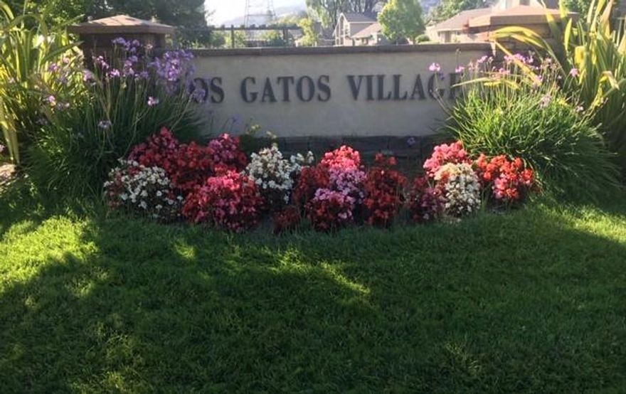 Beautifully updated, single level 3 bedroom unit. Laminate wood flooring in the living areas, tile flooring in the kitchen and baths. Dual pane sliding glass doors & windows and newer interior doors throughout. Spacious dining & living room.  Kitchen and master bedroom overlook the peaceful backyard patio with paver tiles.  Updated with wood cabinets, granite counters, farmhouse sink and stainless steel appliances. Gorgeous, updated bathrooms. Attached 2 car garage with washer/dryer hookups & extra storage. Central air conditioning. Newer water heater. Great location within the complex. This lovely community features mature landscaping, sparkling pool, clubhouse, walking trails, and greenbelt.  Alta Vista Elementary, Union Middle, and Leigh High (buyer to verify schools). Move in ready!