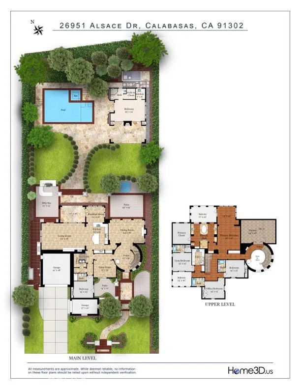 Calabasas, California 91302, United States, 6 Bedrooms Bedrooms, ,7 BathroomsBathrooms,Residential,Active,105039