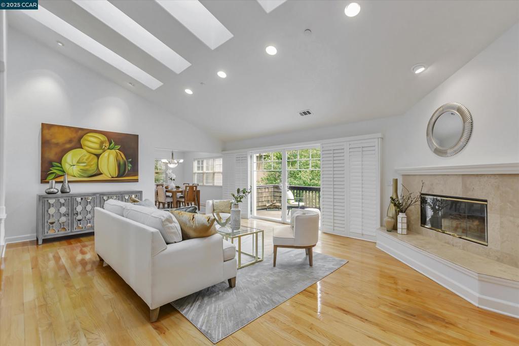 Perched in the prestigious Berkeley Hills, 1215 Alvarado Rd is a masterclass in elegance, stability, and modern luxury. Built in 2001, this 5-bed, 4-bath retreat is engineered to stand the test of time, featuring a robust steel-reinforced concrete foundation anchored into bedrock. With top-tier drainage systems and double wall construction for superior fire resistance, insulation, and energy efficiency, this home is as durable as it is sophisticated. Step inside to soaring ceilings and sun-drenched living spaces, where floor-to-ceiling windows frame amazing views of the San Francisco Bay. Designed for seamless entertaining, the home boasts a versatile den, formal dining room, and a gourmet chef’s kitchen—complete with sleek cabinetry, high-end stainless-steel appliances, and a large island perfect for hosting. Downstairs, the primary suite is a private sanctuary with a tranquil balcony and an expansive walk-in closet. Additional highlights include gleaming hardwood floors, a two-car garage with four extra parking spaces, and a flexible bonus room. Ideally located just minutes from Berkeley’s best dining, shopping, and outdoor escapes, this exceptional home offers the perfect blend of serenity and city convenience.