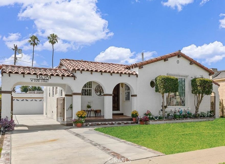 Rare opportunity to rent a spacious one-level Spanish-style home that beautifully blends timeless charm with modern luxury. Bathed in natural light through new windows with elegant custom drapery, this residence exudes warmth, comfort, and style.
Highlights:
 • Beautiful curb appeal, bright, open layout with arched entryways, formal living and family rooms, and a cozy breakfast nook
 • New Chef’s kitchen with quartz countertops, custom cabinets, and premium KitchenAid stainless-steel appliances
 • New upgrades throughout: recessed lighting, flooring, doors, paint (inside & out), windows, and AC units
 • Long gated driveway with a custom iron gate, RV parking, and detached 2-car garage
 • Centrally located near SoFi Stadium, LAX, USC, Kia Forum, Intuit Dome, Space X, Boeing, Mattel, beaches, and major freeways
This home offers the perfect blend of Spanish character and modern comfort — ideal for professionals, families, or anyone seeking refined one-level living in Los Angeles.