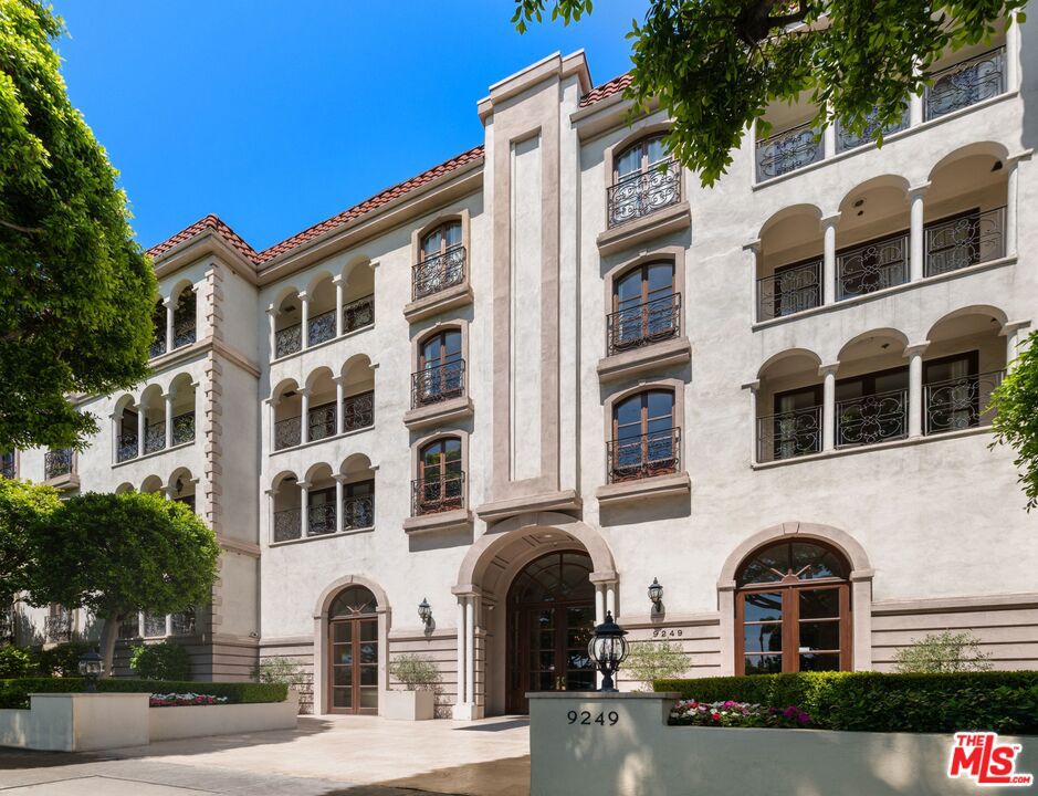 Experience the pinnacle of Beverly Hills living at the prestigious La Fauxberg St. Germaine on Burton Way, right next door to the iconic L'Hermitage Hotel. Without question, this residence is the five-star hotel of condominium living; designer finished with no expense spared. This unit offers approx. 1,753 SF with 2 bedrooms and 3 bathrooms, appointed with hardwood floors throughout. The kitchen boasts top-of-the-line appliances and breakfast bar. The primary suite features a spa-inspired bath with contour tub and steam shower. A secondary suite includes its own walk-in closet and en-suite bath. French doors open from both the living room and primary suite to a private terrace, framing treetop and city views. State-of-the-art lighting and surround sound elevate every space, creating a true sanctuary in the heart of Beverly Hills. Live in the heart of Beverly Hills, where luxury shopping, dining, and entertainment are just outside your door.