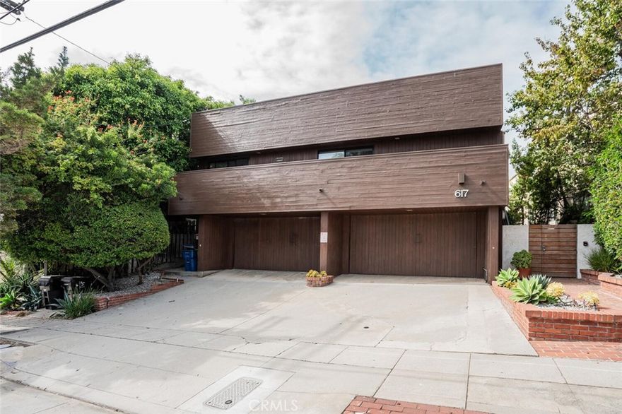 Welcome to 617 Strand Street #2, a beautifully remodeled townhouse in one of Santa Monica's most desirable neighborhoods, just a few blocks from the beach. This gated townhouse offers 2 bedrooms, 3 bathrooms and living space filled with natural light from multiple skylights and rich hardwood floors throughout. Both bedrooms have their own en-suite bathrooms. The front bedroom showcases ocean views with gorgeous sunsets and a designer bathroom. The second bedroom features a decorative fireplace, skylight and en-suite bathroom. Additional upgrades include newer windows and doors, remodeled decorative fireplaces, a newer central heating system, updated lighting, upstairs laundry, and an upgraded electrical panel. A private patio is perfect for relaxing or entertaining, and there are two parking spaces in the secure garage. Right across the street from Jocelyn Park and the dog park, and just minutes from the beach, Main Street, Abbott Kinney, the Santa Monica Pier, 3rd Street Promenade, this home offers the best of coastal living in a welcoming community.
