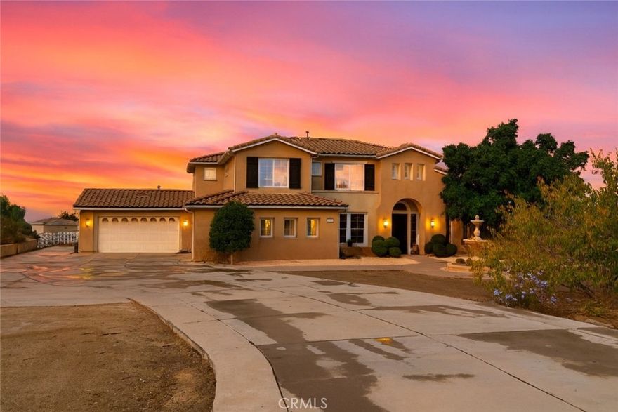 Bring the whole family and enjoy room to spread out in this spacious two-story home on over 4 acres of land! With 5 bedrooms, 4.5 baths, and a separate 700 sq ft pool house/ADU, this property is perfect for multi-generational living, a home business, or rental income potential.



Inside, you’ll find brand-new flooring, soaring ceilings, and an open floor plan that’s great for family gatherings. There’s a dedicated home office, plus a bonus room that can be used as a gym, playroom, or game room — whatever fits your family’s lifestyle.



Upstairs, the primary suite offers plenty of privacy and comfort, while the additional bedrooms give everyone their own space.



Step outside and enjoy your own private backyard oasis — a sparkling pool, large patio area, and plenty of land for kids, pets, and toys. The detached pool house with full bathroom is perfect for extended family, guests, or an extra income unit.



Whether you want room for your work trucks, a place for the kids to roam, or a property that can grow with your family — this one checks all the boxes!