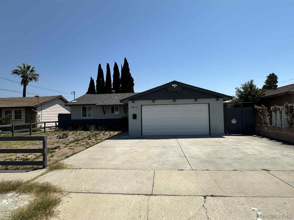 Welcome home to this recently updated Single Storey home in Spring Valley. Convenient location with walking distance to grocery shopping, restaurants and public transportation. This Open Floor plan home is very welcoming and the covered patio makes it great for entertainment. The wide driveway allows for 2 to 3 spaces for cars plus your 2 cars attached garage. Washer and Dryer in Garage, Refrigerator Microwave, Dishwasher and Gas Stove for convenience.
