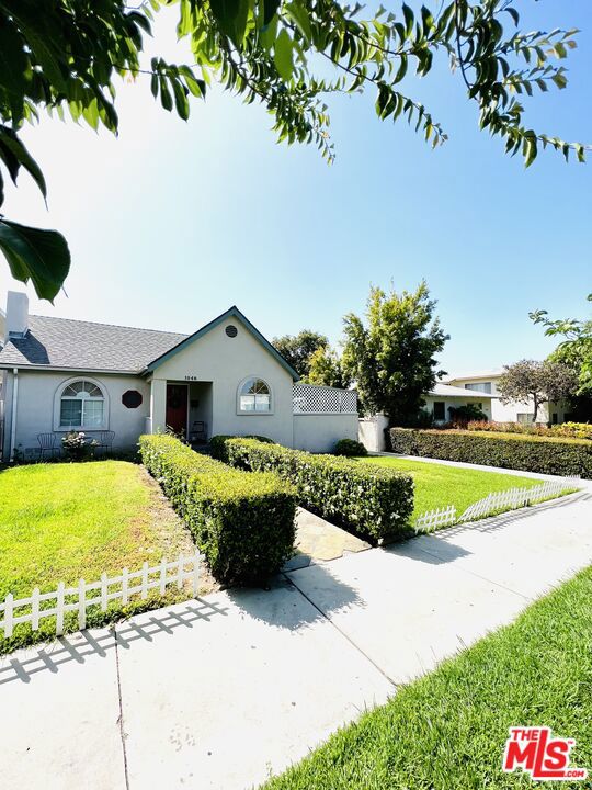 Remodeled rear one bedroom with terrific floor plan available now in Northwest Glendale/Burbank area. Unit is located in 4 unit complex behind a small house. Open and bright with new paint, recessed lighting, NEW AC system with remote, windows and custom blinds. New hardwood style floors throughout. Bathroom is a great size and has nicely tiled shower, newer vanity and fixtures. Eat in kitchen with back entrance includes white cabinetry, quartz countertops, new sink and fixtures, dishwasher, stove and refrigerator. Very spacious bedroom has huge wall to wall closet and there is a good size linen closet in hallway and a coat closet in living room. New stackable washer and dryer *HOOK UP in unit! One assigned parking spot. Smaller pets under 30 lbs ok. Available now! *This is a washer and dryer hookup. Tenant can bring 24 to 27 inch stackable, dryer is gas, landlord will provide a new washer and dryer for $100 additional per month.