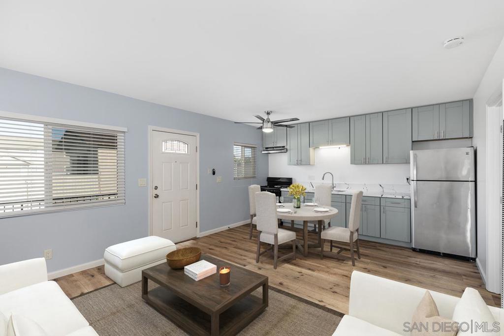 Excellent Choice for 10-31 Exchange . DONT MISS THIS Rare Gem. Welcome to the most Southwesterly City in Continental U.S. - Just a blocks from the beach enjoy the closeness of being minutes away from the , freeways of both downtown San Diego and the Coronado Islands.This great multifamily property is perfect for Owner Occupant, Airbnb, traveling professionals, and much more.... There are a total of SIX (6) 1BR 1BA units PLUS six assigned one car parking at the property. The property showcases true pride of ownership with well maintained units and tons of upgrades throughout. The property also has a large laundry room, common picnic area space. The building recently painted, newer vinyl windows, entry doors, most units are upgraded with vinyl plank flooring, new kitchens a must see.
