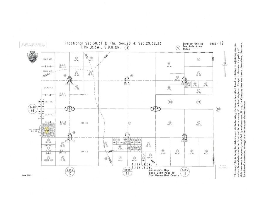 Two parcels of vacant land combined totaling 4.82 acres! Great price for a large piece of land in San Bernardino County.