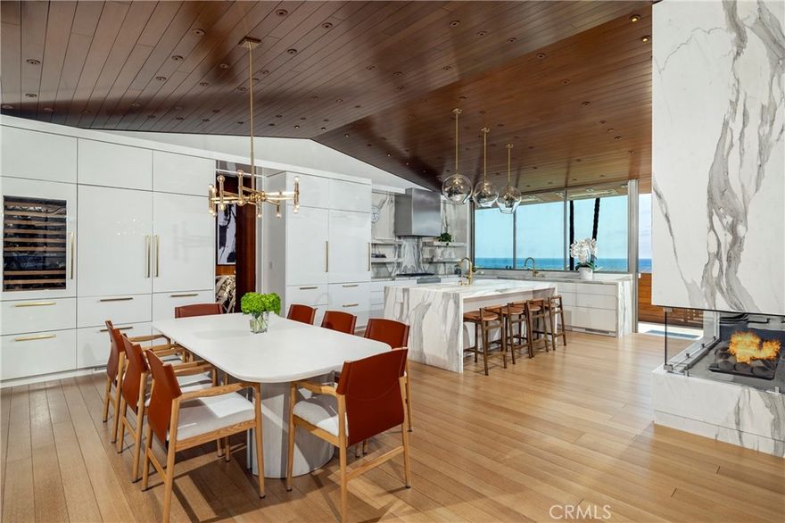 Located within one of southern California’s most sought-after private beach front 24-hour guard gated communities, this soft contemporary jewel box of an ocean retreat represents coastal living at its finest. This 3758 sq. ft. 5-bedroom 5-bathroom residence is flooded with light and artfully marries the interior spaces with the breathtaking exterior surroundings. Adorned with exquisite surfaces and stonework, complemented by masterfully executed millwork no detail has been overlooked to even the most discerning beholder. Ocean views out to the endless horizon and year-round sunsets is the living art backdrop to this property and can be enjoyed from virtually any vantage point in the residence. Being set within Laguna Beach’s, Irvine Cove, this private oceanfront community is set at the most accessible northern tip of the city providing access to endless amenities such as John Wayne Airport, world class shopping at South Coast Plaza and Fashion Island, performing arts, museums and endless dining no more than 15 to 20 minutes away. All of this set around the community's private beach just a short jaunt from the residence. Rarely do opportunities arise to acquire properties within this neighborhood and this particular residence must be experienced to truly understand its value and the lifestyle it provides to its residents.