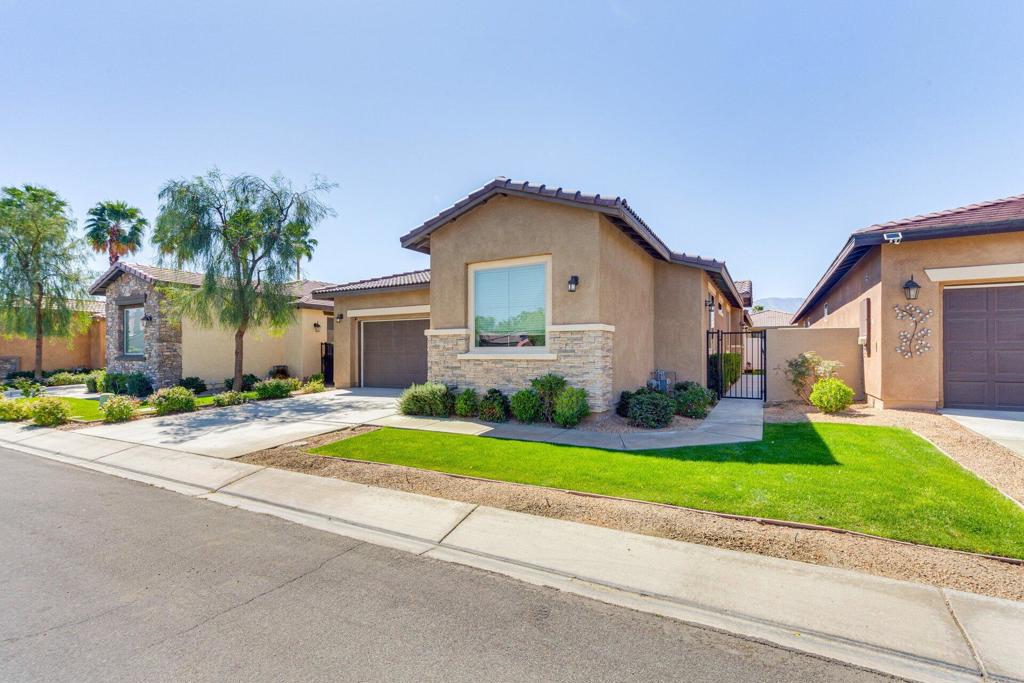 Turnkey 3 bedroom Oasis with pool & Spa!Welcome to your dream home! This beautifully maintained 3 bedroom, 2.5 bath residence offers the perfect blend of comfort, style and resort like amenities all turnkey and move in ready. Interior features include spacious open-concept living and dining areas. Modern kitchen featuring granite countertops, stainless steel appliances, and ample cabinetry. Master bedroom features a walk in shower and spacious closet. This beautiful residence also features an outdoor paradise including a covered patio, and sparkling pool and spa perfect for lounging or entertaining. The HOA includes access to community pools, tennis courts, fitness center and restaurant. This property is located in a prime location near shopping, dining and parks, not to mention it is walking distance to the polo grounds where the festivals are held.Whether you're looking for a serene retreat, a vibrant space to host and entertain, or a vacation rental this is the perfect home for you!