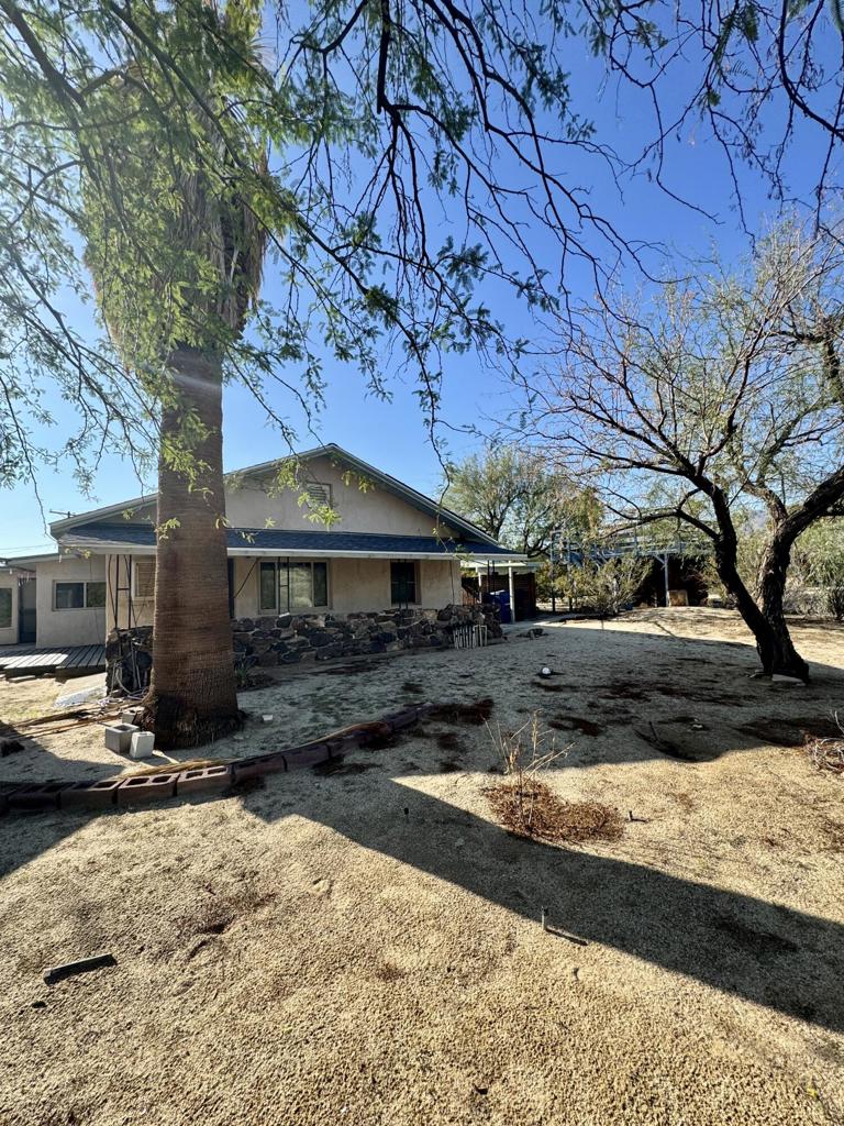 Desert Retreat with Endless Potential in Borrego Springs. Discover the perfect blend of serenity, natural beauty, and opportunity with this hidden gem tucked away at the end of a peaceful cul-de-sac in the charming town of Borrego Springs. Situated on a generous 30,000 sq. ft. lot, this 2-bedroom, 2-bath single-family home is a rare find--ready for renovation and full of potential. The home is powered by a Tesla Powerwall, making smart use of the area's abundant sunshine and offering energy-efficient living in the heart of the desert. Surrounded by sweeping mountain views and open skies, this property invites you to create your dream desert retreat.Borrego Springs is renowned for its proximity to the stunning Anza-Borrego Desert State Park, world-class stargazing as California's first designated dark-sky community, and a vibrant local arts scene. Stroll through the striking sculptures at Galleta Meadows, visit the Borrego Art Institute, or enjoy the town's eclectic dining and shopping options.Whether you're seeking a full-time residence, vacation home, or investment opportunity, this property offers the perfect canvas to make it your own desert oasis.