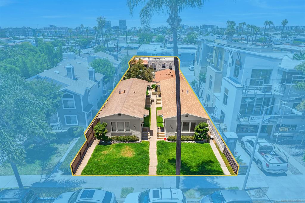 Prime development opportunity located in the heart of North Park. Ideal location with a walk score of 94 and massive development and investment potential. Walk to dining, shopping, and nightlife. Property features 8 Units on this spacious 7020 SF parcel zoned RM 3-7, featuring four (4) detached structures (1 main house, 1 Triplex, and 2 Duplex). Units consist of (7) 1-BD, 1-BA & (1) 2-BD, 1 BA unit.