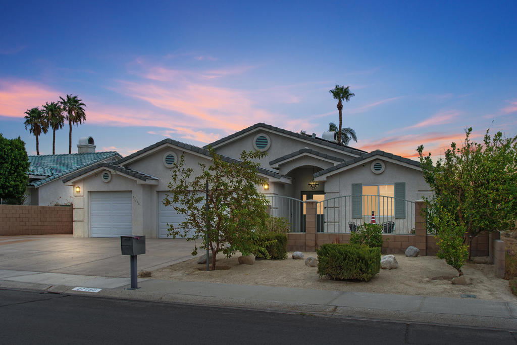 Welcome to 27250 Nortada, a home that combines modern upgrades with everyday comfort in the heart of Cathedral City. Offering 4 bedrooms and 3 full bathrooms, this spacious residence is designed to fit the way you live, whether you're hosting friends and family, working from home, or enjoying time together in the desert.The flowing layout is centered around a newly updated kitchen with modern finishes, while each of the three bathrooms has been refreshed with updated cabinetry for a clean and contemporary feel. An oversized internal laundry room provides additional storage and workspace, keeping the home both practical and functional.Outdoor living is just as inviting, with a large covered back patio ideal for dining, entertaining, or relaxing in the shade. A private hot tub offers the perfect spot to unwind at the end of the day. For those with a love of travel and recreation, RV parking with full hook-ups is ready and waiting. The extra-deep garage easily accommodates a full-size truck and includes a 50-amp 240-volt outlet--perfect for charging an EV or powering workshop equipment.Smart home technology brings convenience and peace of mind with WiFi thermostats, a WiFi sprinkler timer, MyQ garage door openers with keypad access, and a complete security camera system with DVR and monitor. Energy efficiency is enhanced by a brand-new high-performance swamp cooler and a leased solar system that keeps utility costs under control.Blending functionality, modern updates, and lifestyle features, 27250 Nortada offers the space, comfort, and amenities that make desert living truly effortless.