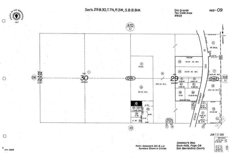 Land for sale in Oro Grande, which is an unincorporated community in the Mojave Desert of San Bernardino County, California and borders Victorville and Adelanto. Parcel is five acres. The Old Route 66 is near and the Interstate 15 between Victorville and Barstow is just a few miles away. This could be the place to have breathtaking views of nature but away from the hustle and bustle of suburban living. It is convenient to shopping centers and restaurants. Plenty of space for your hobbies on this property with a scattering of neighbors. What an amazing place to invest and build your future. Parcel number is 0469 091 38 0000. Adjoining parcel 0469 091 43 0000 which is two and half acres is also for sale. Latitude and longitude coordinates are: 34.663175,-117.223758