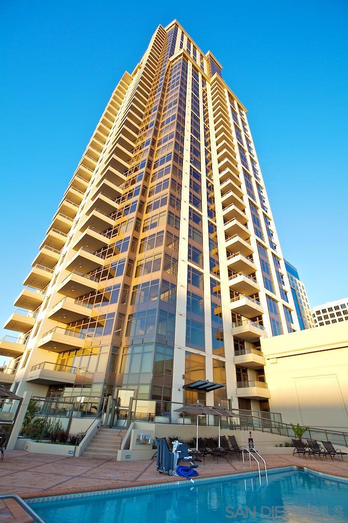 Spectacular ocean, bay, and downtown views from San Diego’s highest residential building’s top floor penthouse. The best sweeping South and East views from the Electra builder’s own personal top floor home. Dazzling blend of history with the original SDG&E building façade to the most elegant 60-foot community atrium. This home is in the center of the City, walking distance to San Diego Bay, Sea Port Village, and the Embarcadero. Quality location that rarely comes on the market and must be experienced! Other Fees: 0 Sewer: Sewer Connected