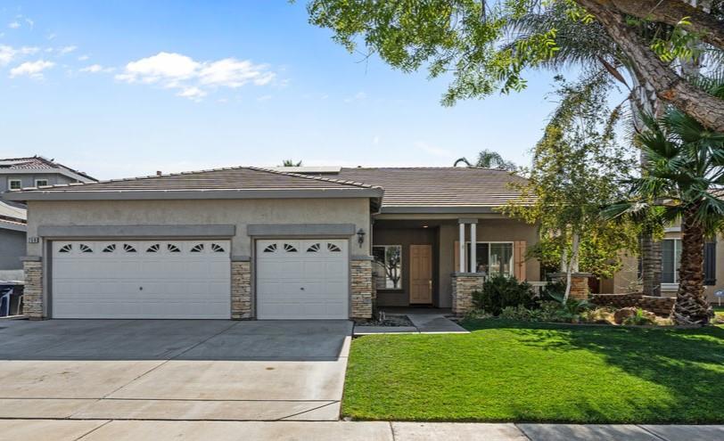 Welcome to this stunning single-story home in the highly desirable Verona Estates community. Ideally situated in an established neighborhood, just moments from Pacheco High School and Veterans Park, this location truly delivers. Step inside to a formal living and dining area, setting the tone for the home's inviting layout. Just off the entry, a versatile flex space offers endless possibilities-perfect as a fourth bedroom, home office, or cozy den. The expansive kitchen features a large island, breakfast nook, and ample seating options, opening seamlessly to the spacious great room with a gas log fireplace and built-in entertainment center. The generous primary suite includes a soaking tub, walk-in closet, and dual vanity. Two additional bedrooms provide comfort and plenty of closet space. Additional highlights include an indoor laundry room, a 3-car garage with epoxy flooring, and an owned solar system for energy efficiency. Outside, the private backyard is perfect for relaxing or entertaining, complete with a hot tub. Freshly painted inside and meticulously maintained, this home is truly move-in ready!