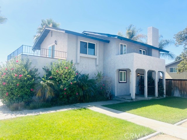 This 3-bed/2.5-bath is a gem, whether you are looking to make it your family home or seeking it as an investment opportunity. The first level features a spacious living room with a cozy fireplace and dining area that flow right into your sizable kitchen, with your powder room tucked right off of the kitchen. All 3-bedrooms are upstairs with 2 water closets and 2 balconies. The property is on a large corner lot and is nestled in a quiet family friendly neighborhood. It is also conveniently located within close proximity to the University of Redlands, Downtown Redlands, and Loma Linda.