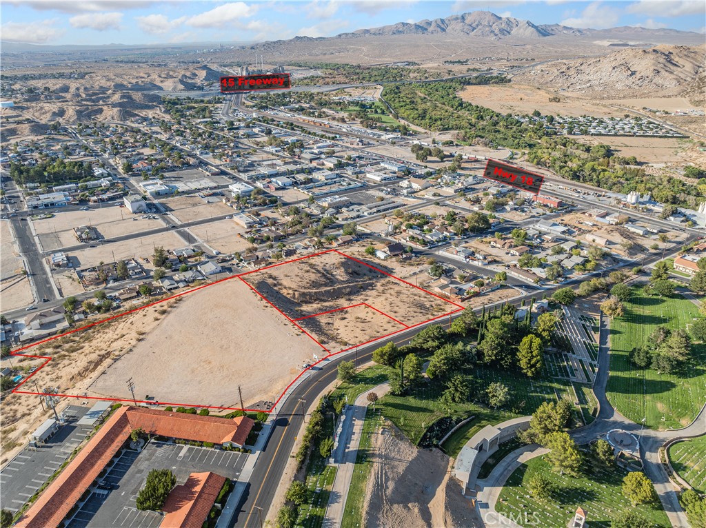 * COMMERCIAL VACANT LAND * FLAT BUILDABLE * MEDICAL * BEAUTIFUL VIEW * SURGICAL * ELDERLY CARE CENTER * VIEW OF VALLEY * CENTRALLY LOCATED * NEAR V.V. GLOBAL HOSPITAL * MEDICAL CENTER (S) * ACROSS FROM V.V.MORTUARY * PROPERTY IS HOUSING THE VICTOR-VALLEY " V " LOGO * NEAR 15 FWY * NEAR FUTURE BULLET TRAIN PROJECT * OPPORTUNITY FOR DEVELOPERS * ADJACENT PROPERTIES ARE AVAILABLE *