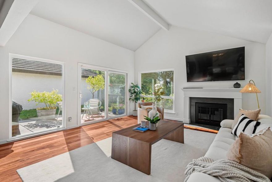 Charming 3-Bed, 3-Bath Home in North San Jose!  Step into this stylishly upgraded single-family home, where soaring ceilings and oversized windows fill the living and dining areas with warmth and natural light. The chef-inspired kitchen showcases gleaming granite countertops, stainless steel appliances, and abundant cabinetryperfect for everyday living and entertaining.  Designed with flexibility in mind, the floor plan features a convenient main-level bedroom and full bath, while upstairs youll find a serene master suite, an additional bedroom, and another full bathroom. The private backyard offers a covered patio and spacious storage shedideal for relaxing weekends or keeping everything organized.  With access to major highways, light rail, top shopping destinations, schools, and parks, this North San Jose gem delivers the perfect blend of comfort, convenience, and modern living.