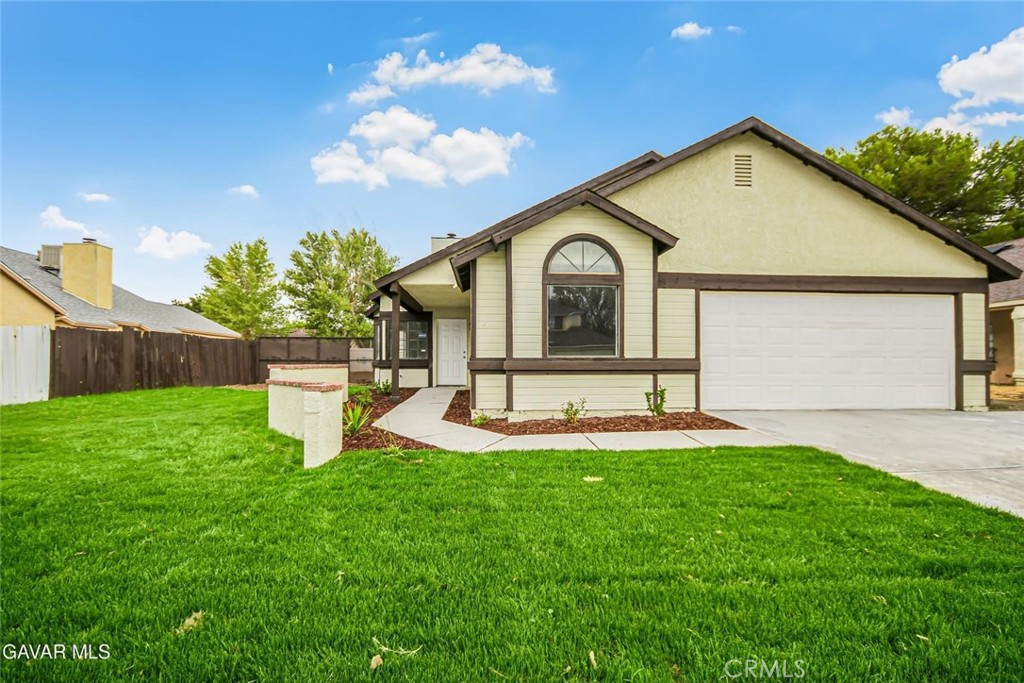 This beautifully renovated home is truly move-in ready and shines from the moment you arrive, starting with the fresh full paint inside and out that gives it a modern and welcoming feel. Step inside to find a completely new kitchen, featuring brand-new cabinets, sleek countertops, stainless steel appliances, and a stylish new sink with upgraded faucet and garbage disposal, creating the perfect space for everyday cooking or entertaining. The kitchen opens seamlessly to the dining area, while new vinyl plank flooring runs throughout the entire home, tying every room together with a clean and contemporary look. You'll also appreciate the brand-new LED light fixtures and updated plumbing fixtures that add both style and function throughout the property. The master suite boasts its own private entrance to the backyard, along with a new vanity and top, upgraded faucet, new toilet, and a walk-in fiberglass shower. The guest bath has also been refreshed with a new vanity and top, single sink, updated faucet and toilet, plus a fiberglass tub/shower combo. One of the secondary bedrooms is especially appealing with its private backyard access and walk-in closet. Outside, the home is enhanced with new grass and landscaping in the front, while the backyard offers a wood deck and RV access gates—perfect for entertaining, storage, or just enjoying outdoor living. An oversized two-car garage with a work area adds convenience, while central heat and air ensure year-round comfort. This home is located in a desirable area, close to schools, shopping, and more, making it an excellent opportunity. Don't miss your chance to see this rare offering—come visit today!