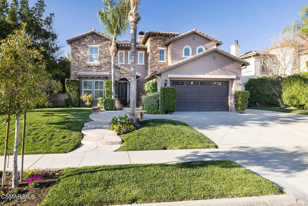 Welcome to this beautiful and versatile home in the highly desirable Wildhorse Canyon community! This meticulous home has so many amenities and creative touches. Featuring four bedrooms with the potential for two additional bedrooms, this home offers incredible flexibility to fit your lifestyle.The charming curb appeal is highlighted by a picturesque fountain, setting the tone for the elegance inside. Step into the formal dining room, complete with custom built-in cabinets and a buffet which is perfect for entertaining. The updated open kitchen with ample storage boasts brand-new appliances, a 24-hour hot water circulator, and a four-filter water purifier--ideal for modern living.The cozy family room features a custom-built TV entertainment center, seamlessly connecting to a versatile game room or office. The primary suite is a luxurious retreat, offering a separate reading room/craft room or private office along with custom cabinetry for added convenience. The three other upstairs bedrooms are spacious and can be used as an additional office. One of the upstairs bedroom which is currently a recording studio can easily be converted back into a bedroom.This home is loaded with upgrades, including owned solar panels, central vacuum and a brand-new AC and heating system. There is also a soft water system. Step outside into your backyard paradise, featuring an oversized spa, built-in BBQs, a fire pit, and a covered patio with a workshop/winelab ready for the grapes to be harvested.The lush yard even includes grapevines, adding a touch of vineyard charm.Additional highlights include a three-car garage and RV parking, alarm system and massive storage. This amazing home is truly a must-see, offering comfort, style, and endless possibilities!