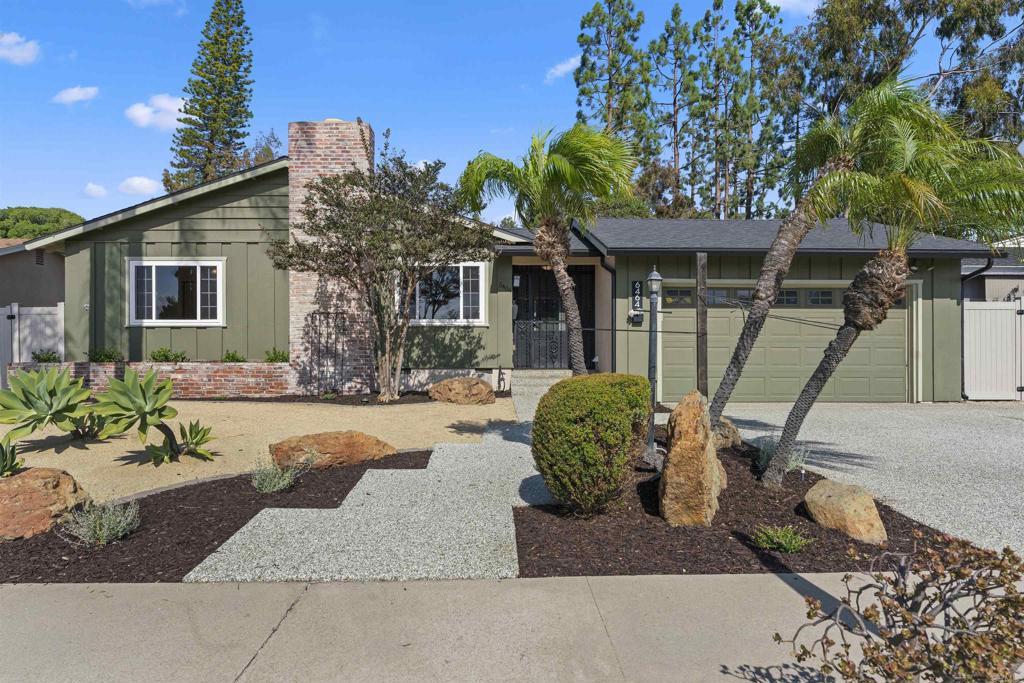 OPEN SATURDAY 10/11 & SUNDAY 10/12 12NOON - 3PM Beautifully updated classic Del Cerro single level ranch home. Nearly everything in this home has been updated with quality finishes. Enjoy its fantastic location within one of San Diego's most popular central communities and with GREAT public schools. Walking distance to shopping/dining and Hearst Elementary School. PAID SOLAR ! ALL THE RECENT UPDATES FOR THIS CHARMING HOME, MOST IN LAST 5 YEARS: ---Completely remodeled/enlarged kitchen and addition of family room with custom cabinets, large format porcelain flooring, Silestone quartz countertops ---Both bathrooms beautifully redone with today's designer finishes ---Tankless water heater with recirculation line ---Vinyl back yard fencing ---Dual-paned vinyl windows ---New Roof ---Paid Solar ---Furnace / HVAC ---Xeriscape landscape design throughout entire front/back yard You'll love the modern open floorplan with gorgeous enlarged kitchen/family room overlooking an awesome center courtyard with fire-pit (gas plumbed/gas starter) and also leading out to private low maintenance back yard--absolutely PERFECT for play and entertaining. This home is truly MOVE-IN READY. Centrally located, walking distance to shopping, restaurants and transit. If you are not familiar with Del Cerro Park & Pool, it is a FANTASTIC private community pool/tennis club and directly across the street from this home. The membership can be transferred to new owner which avoids having to be on the waiting list, which can be for YEARS...truly Del Cerro's secret gem and steps from your new home.