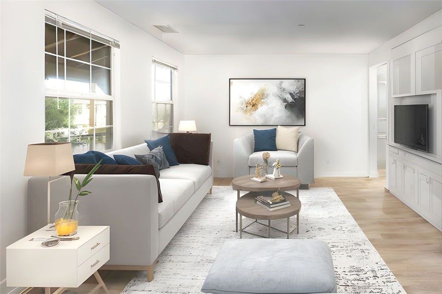 Discover this beautifully appointed & spacious two-bedroom, two-bathroom residence, complete with a convenient two-car direct-access garage, nestled in the vibrant heart of Ladera Ranch. This home is designed to be light and bright, featuring a full-length balcony that invites outdoor enjoyment, perfect for sipping morning coffee or unwinding in the evenings. Step inside to find an open-concept floor plan where the kitchen seamlessly transitions into the dining area & family room. The living spaces are adorned w/ wood-look luxury vinyl tile, adding a stylish touch throughout the home, including the stairs & bedrooms, complemented by upgraded bright white baseboards for a polished finish.  Energy efficiency w/ LED Daylight lighting & an eco-friendly digital thermostat for year-round comfort. The kitchen is a chef's delight, equipped w/ a Maytag® side-by-side refrigerator, ample counter space, & under-cabinet lighting. Enjoy the view from the dual-basin kitchen sink, strategically positioned beneath a window, while the bright white GE® appliances—including a dishwasher, four-burner gas range, & built-in microwave. The living room boasts a built-in entertainment center, complete w/ cabinetry & downlights that create an inviting atmosphere for gatherings. For added convenience, the first floor also features an inside laundry area equipped w/ a heavy-duty GE® super capacity washer & dryer, making laundry day a breeze.  Retreat to the spacious primary bedroom, which offers a luxurious en-suite bath featuring dual sinks, a shower over a spa-like tub w/ elegant glass sliding doors, counter-to-ceiling mirrors, a separate toilet room, & generous walk-in closet w/ mirrored door & built-in shelves. Both bedrooms & the main living spaces are located on the second level for added privacy & comfort.  Stay connected w/ COX® internet access included, allowing you to work or stream seamlessly from home. Direct-access two-car garage also includes additional storage.  This home is ideally located within walking distance to local amenities, including tot-lot, Founders Park, Ladera Ranch Middle School, & Avendale Clubhouse. Experience the vibrant lifestyle that Ladera Ranch has to offer, resort-style pools, clubhouses, farmers market, tennis courts, water park, skate park, & a calendar full of exciting concerts & events. With a multitude of biking & hiking trails, this home truly embodies the essence of an active & engaging community.  Sellers will consider Buyer concessions.