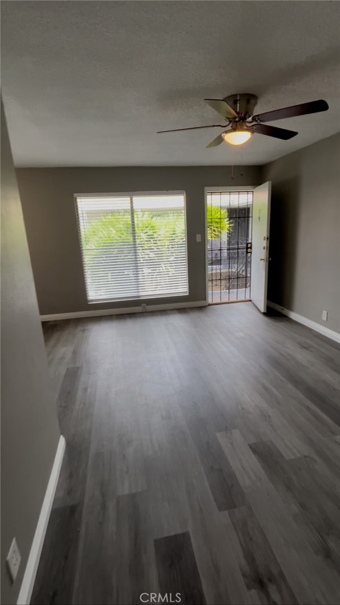 Our office is proud to present this beautiful and well maintained 2 bedroom/ 2 bathroom home for lease. This upstairs unit has been remodeled and has a stainless steel stove, microwave oven, and refrigerator. Laminate flooring is present throughout the unit. A/C is present in one of the bedrooms. There is one off street parking space.