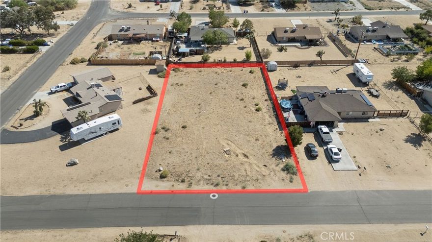 Welcome to 58167 Spring Rd., a spacious vacant flat lot located in the heart of Yucca Valley. This parcel offers the perfect opportunity to build your desert retreat, investment property or forever home. Utilities are nearby, making the development easier. Nestled in a peaceful neighborhood with beautiful desert and mountain views, the property provides both privacy and convenience- just minutes from local shops, dining, schools and outdoor recreation. 



With its close proximity to Joshua Tree National Park, this lot is ideal for those seeking the tranquility of desert living while still enjoying modern amenities nearby. Utilities are accessible in the area, making your vision easier to bring to life. 



Whether you're an investor, builder, or dreamer, 58167 Spring Rd. offers endless potential in one of the High Desert's most desirable communities.