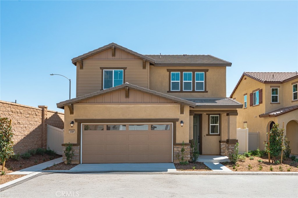 Welcome to this beautifully designed 4-bedroom, 3-bathroom new home in the gated Rosewood at Sierra Vista community in Fontana, featuring an upcoming resort-style pool, play lot, gated entry, and landscaped grounds.
This home features the Open-Concept Great Room, Dining and Kitchen area providing plenty of space for entertaining and gathering together. The gourmet Kitchen features beautiful shaker-style cabinetry, quartz countertops and stainless-steel electric appliances, including a refrigerator, range, dishwasher and microwave/hood combo.
The First Floor Bedroom and Full Bathroom offer a convenient and private space for guests, as a home office or extra space for your imagination. Upstairs, the spacious Primary Suite with large Primary Bath with dual sink vanity, large walk-in shower and walk-in closet. Two additional spacious bedrooms and bathroom and loft round out the second-floor features and the laundry room with washer and dryer is conveniently situated between all these rooms.
The Home is Connected package offers devices such as the Amazon Echo Pop, Smart Switch, Honeywell Thermostat, SkyBell and more. All that can be conveniently controlled through one application so you can stay connected to your family and home around the clock. This rental home also includes with Solar Panels to help reduce utility costs.
Prime location near top shopping and dining destinations like Victoria Gardens, Ontario Mills, restaurants, Costco, and quick access to the 210/15 freeways. Don't miss this opportunity to lease a brand-new and energy-efficient home in a desirable gated community!