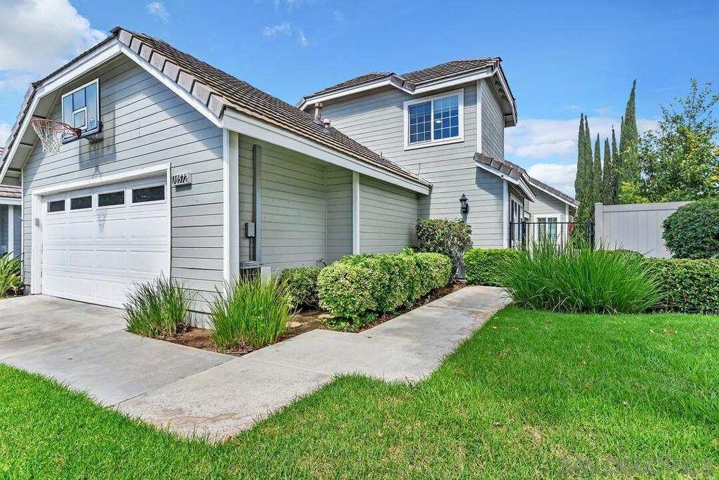 Location, Location, Location within the highly desirable gated community of Cambridge in Carmel Mountain Ranch!! Welcome to this beautifully upgraded residence thoughtfully situated on a quiet cul-de-sac, making it an ideal retreat for those seeking both safety and community. Step inside to discover a home that has been enhanced from top to bottom: remodeled bathrooms, gleaming real hardwood floors, and a finished attic add both charm and practicality. The improved garage provides flexible space for a home gym, office, or expanded entertainment area. An expansive backyard awaits—perfect for gatherings with friends and loved ones. Host under the covered patio, relax by the firepit, or simply soak up unobstructed greenbelt views. This RARE LOT BACKS TO A PRESERVED COMMUNITY GREENBELT (Chicarita Creek Protected area), ENSURING LASTING PRIVACY, OPEN VISTAS, AND DIRECT ACCESS TO SCENIC WALKING TRAILS...WITH NO FUTURE DEVELOPMENTS ENCROACHING, SERENITY AND THE BEAUTY OF NATURE ARE GUARANTEED. Enjoy peace of mind knowing your located within the acclaimed Poway Unified School District. This home is dialed with hardwood floors, custom master closet, all bathrooms updated, granite counters, gym flooring in the garage for a workout space and TV set up with a huge attic with ladder access. The backyard is amazing with low maintenance turf, gas fire pit and covered pergola patio with comfortable seating and large TV to enjoy games outside. Solar keeps the electricity bills very low! Must see!! This RARE LOT BACKS TO A PRESERVED COMMUNITY GREENBELT, ENSURING LASTING PRIVACY, OPEN VISTAS, AND DIRECT ACCESS TO SCENIC WALKING TRAILS...WITH NO FUTURE DEVELOPMENTS ENCROACHING, SERENITY AND THE BEAUTY OF NATURE ARE GUARANTEED.