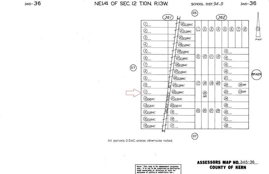 Nice 2.5 acre parcel for someone looking to install a mobile home, start a small farm, or hold for future investment.  Zoned Heavy Agriculture.  Buyer to verify all information.