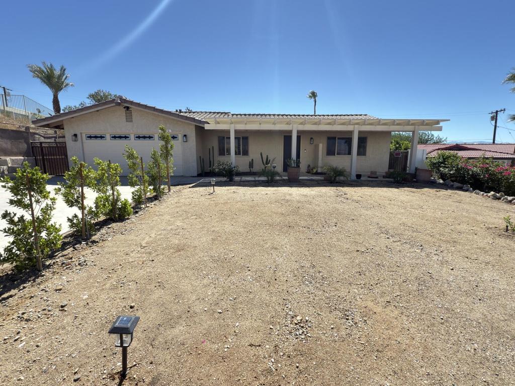 Beautifully Remodeled Desert Retreat!Welcome to Desert Hot Springs -- a stunning 2 bedroom, 2 bath home featuring a private pool and spa, paid solar panels, and breathtaking mountain views. Recently remodeled throughout, this home offers modern finishes, energy efficiency, and the perfect indoor-outdoor lifestyle. Ideal as a primary residence, vacation getaway, or investment property.