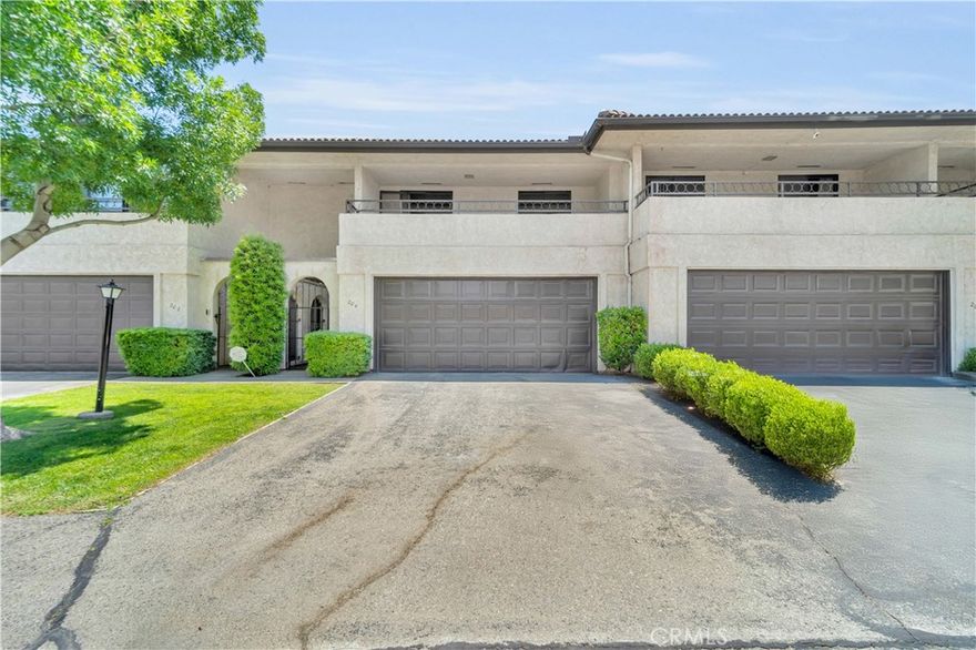 Enjoy low-maintenance living in the desirable Antelope Valley Country Club community! This spacious 3-bedroom, 2.5-bath condo offers nearly 2,000 sq. ft. just minutes from the 18-hole golf course, tennis courts, and clubhouse. The well-designed layout features large bedrooms, including a primary suite with a walk-in closet and private balcony—perfect for unwinding. The two additional bedrooms share a second balcony, offering extra storage or a quiet space to relax. A private patio off the downstairs living area adds great outdoor functionality. This community offers well-kept greenbelt areas for added privacy and serene surroundings. Water, exterior and roof maintenance are all included, making this home as practical as it is comfortable. With a newer HVAC system installed in 2021 and priced to sell, this is a must-see opportunity. Call today to schedule your private showing!