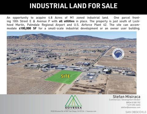 Photo of 0 E 10th Street, Palmdale, CA 93550 (MLS # 250041619SD)