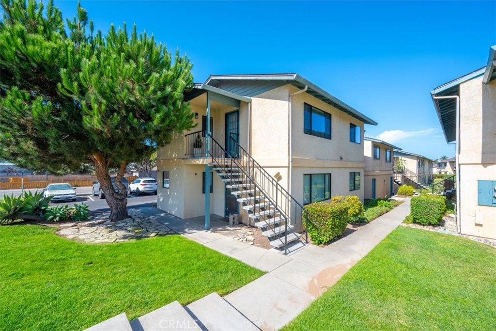 Life’s better by the beach—and this stylish 2 bedroom, 1.5 bathroom upstairs condo in Grover Beach proves it!
Thoughtfully updated, this home blends modern upgrades with coastal charm-luxury plank flooring, granite countertops, and sleek appliances set the stage, while the spa-inspired primary bathroom with its rain head shower and full tile design creates a relaxing retreat.
Enjoy smart conveniences like keyless entry, remote-control ceiling fans, a tankless water heater, and a full-size washer/dryer. A private 1-car garage adds convenience, while the low-maintenance design makes this turnkey condo perfect as a full-time retreat or vacation getaway.
All this just minutes from the sand, Pismo Beach, the Oceano Dunes, and everything the Central Coast has to offer—your slice of coastal luxury awaits.