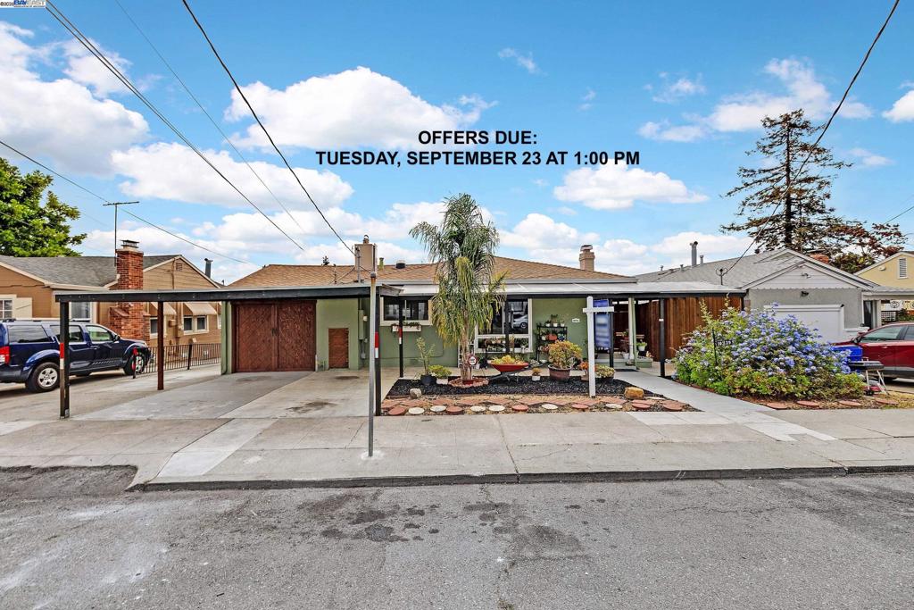 Two Homes on One Lot! Tucked away at the end of the road near Oakland Zoo, Bishop O'Dowd and 580 freeway, this upgraded home offers income potential. Features include owned solar, 200 AMP electrical, a modern kitchen, spa-style bath, bonus den (could be 4th bedroom), whole house water filtration system, and a spacious backyard. The long driveway provides plenty of parking, plus there’s a detached unfinished 2-bedroom in-law unit ready for your vision—perfect for added rental income or multigenerational living. The unit has connected electricity, drainage, water heater and water. A rare opportunity to own a move-in ready home with a second unit to grow! See it before it's gone!