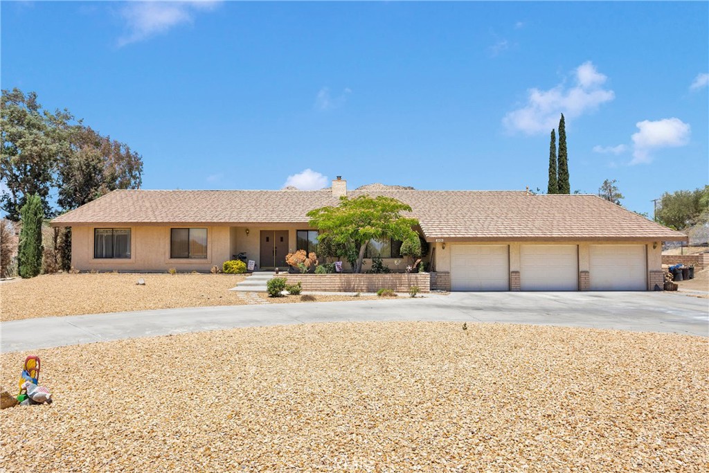 * WELCOME HOME! * Here sits a home that is truly a testament to enduring family heritage, having been owned by only ONE family since its original construction. This charming property, zoned for both livestock and equine (has RV parking as well), offers a unique opportunity to feel like rural living with out compromising on modern amenities like being close to the 15 freeway, major shopping centers, hospital & dining! While the interior is a light fixer and the backyard is a blank canvas, a little updating can seamlessly blend the charm of its original character with the conveniences of today, making it the ideal canvas for your dream home vision. My favorite part is the view from the front yard! Sit on front porch and enjoy an amazing view of the local mountains.
