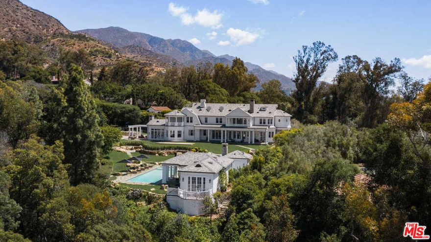 This recently remodeled East Coast inspired estate offers spectacular amenities and exquisite design elements on over two acres. With 7 bedrooms, 14 baths, 12,168 SF of interior space, and ocean and mountain views, enjoy a life of ease and elegance. Inside, ceilings soar and walnut floors glisten. Enjoy a pool, gym, game room, sunroom, wet bar, craft room, office/library, a 10-seat theater, a guest home, dual 3-car garages, and fine dining and shopping nearby. Welcome to Montecito living at its best.