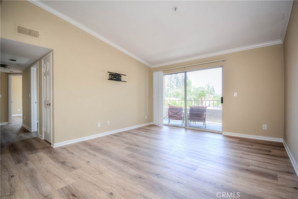 TWO BEDROOM + TWO BATHROOM CUTE CONDO LOCATED IN THE HEART OF CORONA. BEAUTIFUL VINYL PRANK FLOOR. THIS CONDO ALSO OFFERS TWO SEPARATE BALCONIES OVERLOOKING THE POOL AREA WITH A VIEW. CROWN MOLDINGS IN THE LIVING ROOM AND THE KITCHEN AREA. SPACIOUS KITCHEN WITH GRANITE COUNTERTOP, STAINLESS STEEL APPLIANCES AND THE REFRIGERATOR ARE INCLUDED. INDIVIDUAL ROOM FOR WASHER AND A DRYER IS CONVIENTLY LOCATED IN THE HALLWAY. TWO GOOD SIZED BEDROOMS WITH OWN BATHROOM WITH GRANITE COUNTERTOP AND BIG SIZE WALK IN CLOSET. ONE OVERSIZED GARAGE IS INCLUDED. WATER, HOT WATER, TRASH, POOL, SPA, AND GYM USE ARE INCLUDED IN THE RENT. IT IS LOCATED IN A VERY CONVENIENT LOCATION, WALK IN DISTANCE TO MCKINLEY ELEMENTARY SCHOOL, CLOSE PROXMITY TO FREEWAY 91, 15, HIDDEN VALLEY GOLF CLUB, COSTCO, 99 RANCH MARKET, RESTAURANTS, WALMART AND MORE... Application link : https://apply.link/nZyVOdg