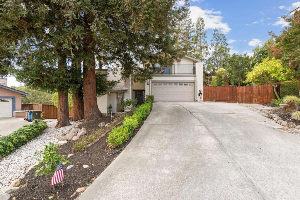 Entertainers delight nestled on a quiet court in Pleasant Hill with peaceful wooded and golf course views. This beautifully updated Tri-level home features a remodeled kitchen with an open floor plan and center island, updated bathrooms, new chandeliers, ceiling fans, and hardwood and tile flooring throughout. Enjoy two cozy fireplaces - one in the living room and one in the family room. Outdoor living shines with expansive decks, a sparkling pool with waterfall, spa, and an outdoor sauna. The backyard also offers fruit-bearing pomegranate, sour cherry, orange, and lemon trees, plus two sets of patio furniture included. Located just minutes from Highways 680, 24, and 4, and Pleasant Hill BART, this home combines privacy with convenience. A rare opportunity to own a turn-key home in one of Pleasant Hills most desirable neighborhoods.