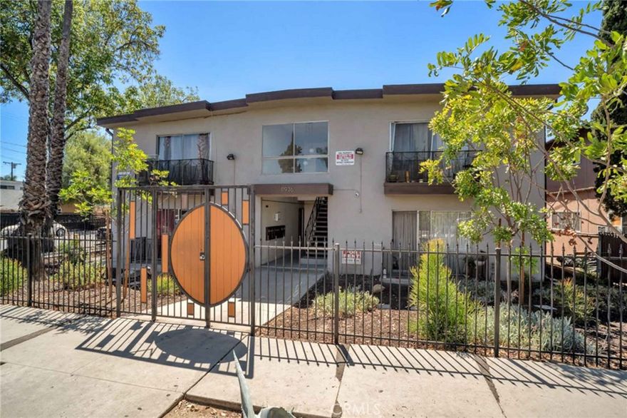 Welcome to 11936 Hart St, a well-maintained 12-unit apartment community situated in the heart of North Hollywood, one of the San Fernando Valley’s most dynamic and high-demand rental markets. This exceptional property offers an ideal investment opportunity with a desirable unit mix consisting of 4 Bachelors, 4 One-Bedroom/One-Bath units, and 4 Two-Bedroom/One-and-a-Half-Bath units, appealing to a wide range of renters. The property sits on a corner lot and features a secure, gated entry, providing residents with both comfort and peace of mind. Amenities include on-site gated parking and a convenient on-site laundry facility, enhancing tenant satisfaction and long-term stability. Each unit is individually metered for gas and electricity, ensuring efficient management and reduced ownership expenses. Located in a prime North Hollywood location, the property benefits from excellent accessibility. Just a short distance to the CA-170 and I-5 freeways, residents enjoy easy commutes throughout Los Angeles. The property is also near major conveniences including the Costco Business Center, Home Depot, and numerous shopping and dining options. For those who travel frequently, the Hollywood Burbank Airport is only minutes away, while public transit options are readily accessible for local commuters. With its strong rental demand, gated security features, on-site amenities, and unbeatable location, 11936 Hart St stands out as a rare opportunity for investors seeking a stable, income-producing asset in a thriving neighborhood. This is an excellent chance to acquire a high-performing multifamily property in one of Los Angeles’ most desirable rental submarkets.



This information has been secured from sources we believe to be reliable, but we make no representations or warranties, expressed or implied as to the accuracy of the information.  References to square footage or age are approximate. Buyer must verify the information and bears all risk for any inaccuracies.