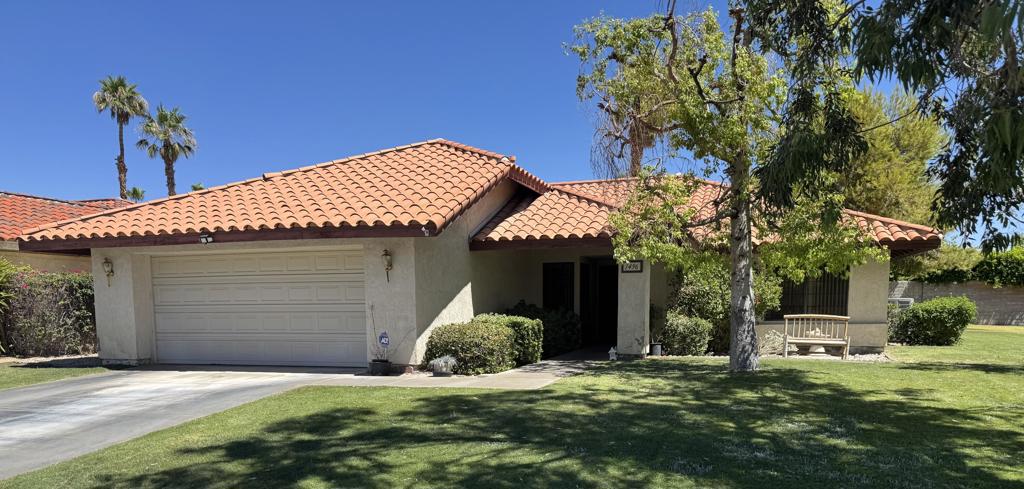 Looking for a project with major upside? This 3-bedroom, 2-bath home in the sought-after Quail Point development offers a rare opportunity to transform a property into your ideal desert escape--or a profitable investment. With 1,560 sq. ft. of living space on a large 9,583 sq. ft. corner lot, there's ample room to reimagine and renovate.While the home needs updates and cosmetic TLC throughout, it offers solid bones and an oversized two-car garage. The city allows for expansion of both the east wall of the home and the backyard wall by up to 30 feet--opening the door for an expanded floor plan, larger yard, or even an ADU.The property boasts fee-simple ownership (no land lease) and no HOA fees, plus incredible mountain views from both front and back. Just minutes from downtown Palm Springs.Bring your contractor and your vision--this is the perfect fixer opportunity in a great neighborhood. Priced to sell--don't miss