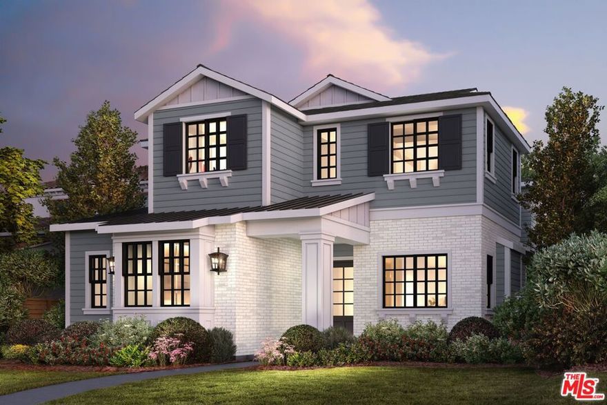 Situated on a desirable tree-lined street north of Montana Avenue, this under construction 6-bedroom, 7-bathroom Traditional-style home by TJH offers 5,018 square feet on a 7,503 square foot lot. This home includes a detached two-car garage with alley access and a one-bedroom, one-bath ADU above  perfect for guests, extended family, or rental income. The first floor of the garage also features a convenient powder bath. Inside the main residence, a formal living and dining room welcome you upon entry, setting the tone for elegant entertaining. Down the hall, the open-concept layout reveals a chef-inspired kitchen with a breakfast nook and a light-filled great room with stacking sliding doors that open to a covered patio  ideal for indoor-outdoor living. A junior accessory dwelling unit (JADU) on the first floor includes a private living area and bedroom with interior and exterior access. Upstairs, three secondary bedrooms each feature walk-in closets, and one enjoys its own ensuite bathroom. A shared bath and laundry room offer added convenience. The grand suite is a sanctuary of space and style, complete with a private deck, expansive walk-in closet, and a spa-like bath with dual vanities, a freestanding soaking tub, walk-in shower, and private water closet. Located in the prestigious North of Montana neighborhood, 443 Euclid Street places you just moments from the best of Santa Monica. Unlock the advantages of buying a work-in progress home built by Thomas James Homes, a national leader in high-quality single-family residences. Learn about the preferred pricing plan, personalized design options, guaranteed completion date and more. New TJH homeowners will receive a complimentary 1-year membership to Inspirato, a leader in luxury travel. Illustrative landscaping shown is generic and does not represent the landscaping proposed for this site. All imagery is representational and does not depict specific building, views or future architectural details.