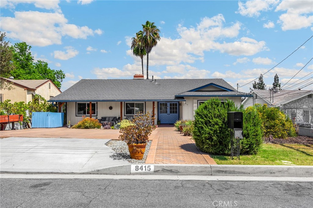 Welcome to 8415 Yarrow Street --a rare multi-generational opportunity in the heart of Rosemead, set on a generous 12,632 sq ft lot,and nearly 3,000 sq ft. of flexible living. The main level features three generously sized bedrooms, two bathrooms, including a primary suite with its own private bathroom featuring dual sinks and mountain views. A large family room with a cozy fireplace anchors the main living space, perfect for relaxing evenings. Just off the sitting room is a laundry room with ample storage and a barn door for privacy. There are two built in large linen storage units and a hall coat closet for your convenience. The kitchen features quartz countertops, a center island, six-burner cooktop, and dual oven, perfect for entertaining. Just off the dining room, a side door leads to a private balcony that overlooks the spacious backyard. Approved plans are in place to extend this area into a full deck directly off the dining room area. The lower level of the home offers a self-contained living space with its own private side entrance, ideal for multi-generational living or guest quarters. This floor includes a large recreation room with a fireplace, wet bar, a fully equipped kitchen with stove and sink, a recently remodeled bathroom, a spacious laundry room that can double as a bedroom or storage space, and an additional room currently used as a bedroom. With its own kitchen, bath, living area, and two rooms, this level is perfectly suited for extended family or independent living. Home currently functions as a 4 bedroom w/potential for a fifth. Step outside into your backyard retreat, complete with an in-ground pool and jacuzzi, wooden deck, and a gazebo that will remain with the home — perfect for gatherings. Toward the back of the property, you’ll find a Tuff Shed and plans for a detached ADU, designed to include a kitchen, bathroom, laundry, closet, and living area- ideal for future expansion, rental income, or housing another family member. Additional features include paved side driveway for extra parking or curb appeal, an attached garage with a built-in crawl space that runs the length of the home for ample storage, and a separate storage room within the garage. Recent improvements include:Central air conditioning installation, exterior paint , recessed lighting in kitchen, dining area, living rooms and hallway, roof overhang upgraded and new rain gutters in front and back, front porch ceiling enhancement, popcorn ceiling removed.