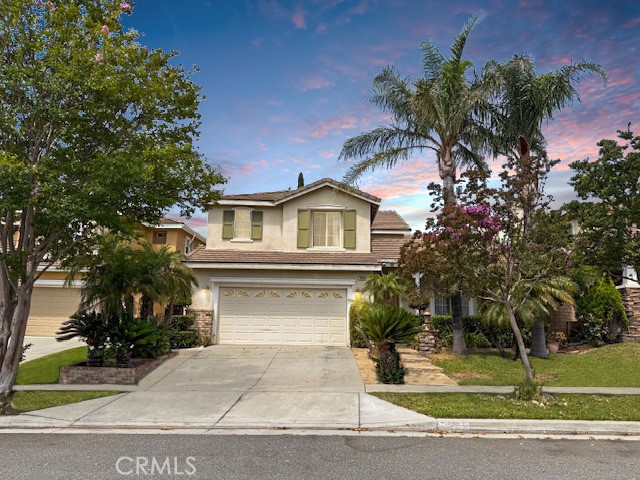 ***INSTANT EQUITY POTENTIAL***Welcome to this spacious 5 bedroom home nestled on a quiet cul-de-sac in one of Rancho Cucamonga’s most sought after neighborhoods, known for its top-rated schools and family-friendly atmosphere. The inviting floor plan features high ceilings and abundant natural light, creating a bright and open feel throughout. Enjoy the convenience of a downstairs bedroom and full bathroom ideal for guests or multi-generational living. The formal dining room opens through double French doors to a private courtyard, offering great indoor-outdoor flow. The kitchen includes a center island, breakfast nook, and ample cabinetry, connecting seamlessly to the cozy family room with a stone-accented fireplace and sliding door to the courtyard. Upstairs, the spacious primary suite offers a walk-in closet and an en-suite bathroom featuring dual vanities, soaking tub, separate shower, and private toilet room. Two additional bedrooms also feature walk-in closets, and the upstairs laundry room adds function with built-in cabinetry, a utility sink, and ironing station. An attached sunroom provides flexible space for a home office, hobby room, or play area. With a little TLC, this home offers incredible potential and instant equity. The 3 car tandem garage and wide driveway provide plenty of parking. Conveniently located near Victoria Gardens, top-tier shopping and dining, and with quick access to the 210 and 15 freeways, as well as Ontario International Airport. This home has both location and opportunity!