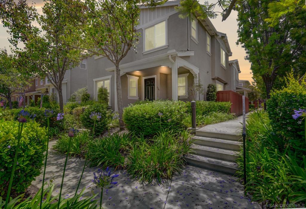 VA Approved! Expansive Townhome Elevated Corner Lot with Tree Views Downstairs +Upstairs from each room. Lives like a Detached home, with double living rooms, Custom Renovated Quartzite Marble Countertop-Open Kitchen, with/extra storage cabinets. LVP flooring top to bottom, double wide premium baseboards. 2 Walk in Closets, Primary w/Custom Shelving- Brand New HVAC/Water Heater. EV Charger-Solar Transfer Ready. Private Patio area for indoor/outdoor entertaining. Walkable Enchanting Neighborhood. Top Rated Elementary School across the street. 2 Car Garage +2 Permitted parking spots available. HOA Amenities include Multiple Pools, Playcourts, Children's parks/Gym very well appointed. These townhouses rarely come on the market, this is your opportunity to make this Luxury Low Maintenance Gorgeous Townhome yours!
