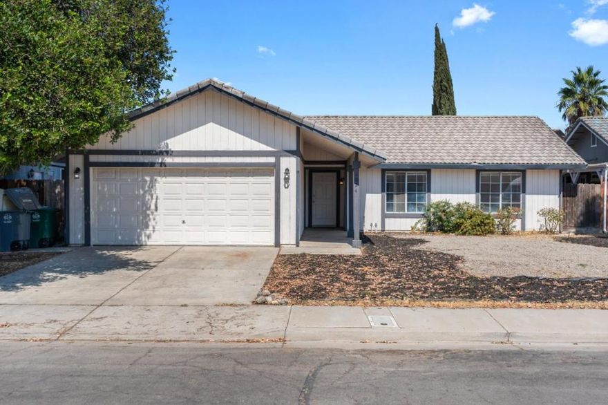 A great opportunity awaits with this charming single story 3 bedroom 2 bath home, tucked away on a quiet cul-de-sac in North Los Banos. Located at 1024 Walnutwood Court, it features a cozy living room with a fireplace, an open concept kitchen, and a comfortable primary suite with direct backyard access. The 6,500+ sq ft lot offers plenty of space for pets, play, or weekend BBQs. Conveniently located near Ranchwood Park, schools, shopping, and with easy freeway access for Bay Area commuters. Whether you're seeking a first home or an investment property, 1024 Walnutwood Court offers great potential in a desirable neighborhood.