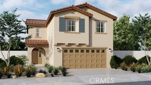 NEW CONSTRUCTION and QUICK MOVE-IN with SOLAR INCLUDED in Winchester - Welcome to Pradera Pointe! This 2,059-square foot home with a California Hacienda façade has a DOWNSTAIRS BEDROOM and full bathroom. Upstairs is the main bedroom with ensuite bathroom and generous size walk-in closet, 2 additional bedrooms and full bathroom, and a LARGE upstairs LOFT and, the laundry room! The Island kitchen has New Valle Nevado granite counters, built-in stainless-steel appliances and a pantry closet. The interior comes complete with crisp white shaker style cabinetry, lots of included recessed lighting throughout, vinyl downstairs and in upstairs bathrooms and laundry room, and plush carpet in bedrooms, stairs and closets! There is also a direct-access two car garage PRE-PLUMBED for an electric car! This truly modern home has all the Smart Home features you would expect and, is FULLY LANDSCAPED AND IRRIGATED in the front yard. This community is situated close to park and freeway access. This home will be ready for move in by mid September for move-in and we can't wait to Welcome you Home!! **HUGE SAVINGS!! Solar is "No additional cost to your buyer" - it is INCLUDED IN THE PRICE OF THE HOME**