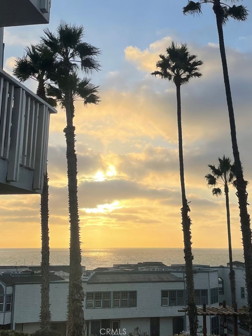 FLEXIBLE LEASE TERM AND FLEXIBLE UNFURNISHED OR FULLY FURNISHED. Oceanfront living and ocean views are highlighted in this Redondo Beach condo. The living/dining area and the bedroom have access through large sliding glass doors to a tiled balcony overlooking a the ocean and Redondo Beach Pier. Floor-to-ceiling mirrors opposite the sliding glass doors reflect ocean views throughout the living space.  The remodeled kitchen has quartz countertops, and upgraded appliances. Furnishings include all linens, tableware, and cookware. There are two assigned parking places. Multiple EV charging stations are available in the gated visitor parking area. This condo has great views of sunsets, and in summer the colorful sails of sailboats returning to the harbor is a special treat. This complex is unique in that residents have access to two beautiful pools surrounded by beautiful landscaping and palm trees. The smaller ocean-view pool’s turquoise water has a stone deck along with stacked stone retaining walls. This pool area also includes a hot tub, pool furniture, stainless steel barbecues, and a fire pit. The large pool’s stunning landscaping and amenities provide a vacation-like feel. Upgraded furniture, cabanas, a large hot tub, barbecues, and fire pits overlook the pool, the ocean, harbor, and the bike path. There is a gym near the pool with views of the pool, palm trees, and ocean. A great small deli is also next to this pool. Nearby: Direct access to the Pier is also available from the condo complex and adjacent to the Santa Monica bike path. Other attractions just outside the gated complex include a weekly Farmer’s Market, waterfront restaurants, paddle boat, kayak, whale watching tours and bike rentals — and of course, the beach! Nearby are the Hollywood Riviera Village, Hermosa Beach, and Manhattan Beach. LAX is seven miles away and Downtown LA is 20 miles away. No Pets.
